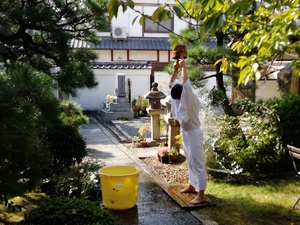 アイドルさんが水行体験