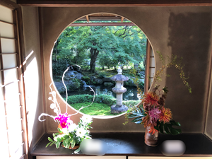 いけばな展２日間でした。