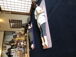 明日のシニアヨガについて